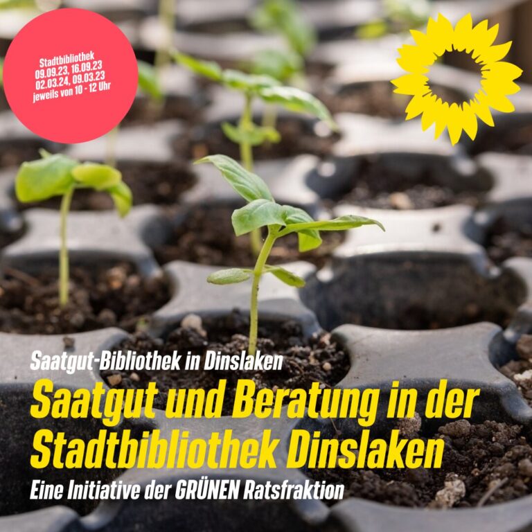 Saatgutbibliothek geht durch Unterstützung der SoLaWi Niederrhein in Dinslaken an den Start